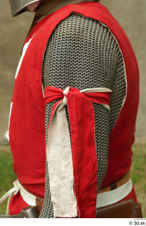  Photos Medieval Knight in mail armor 10 Medieval clothing red gambeson upper body 0010.jpg